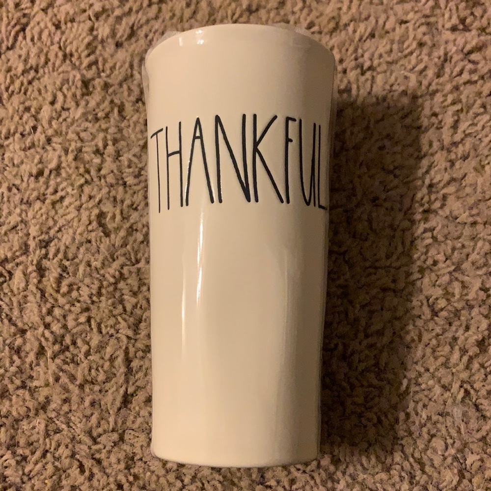 Rae Dunn “THANKFUL” tumbler